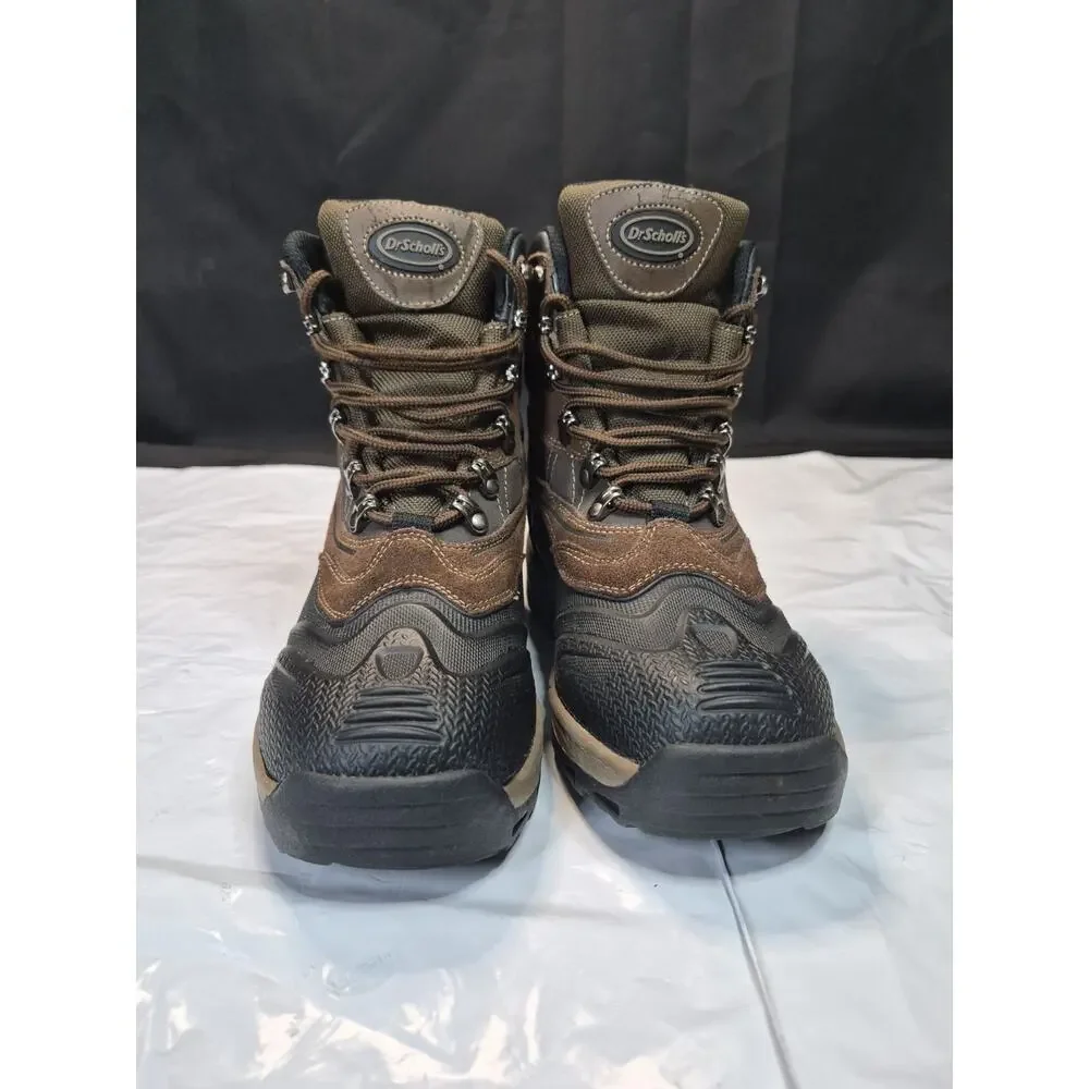 Dr Scholls Auger Hiking Boot, S 7W, Leather Upper, Good Tread, Little Use Boots