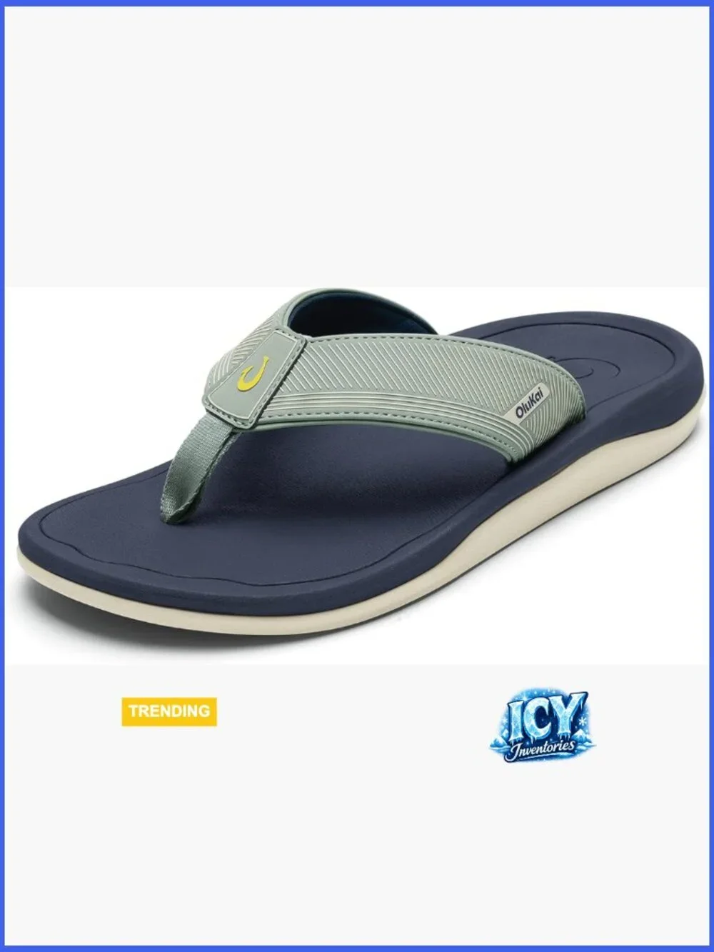 Water-Friendly Flip-Flop Sandals with Arch Support, Superior Traction for Beach