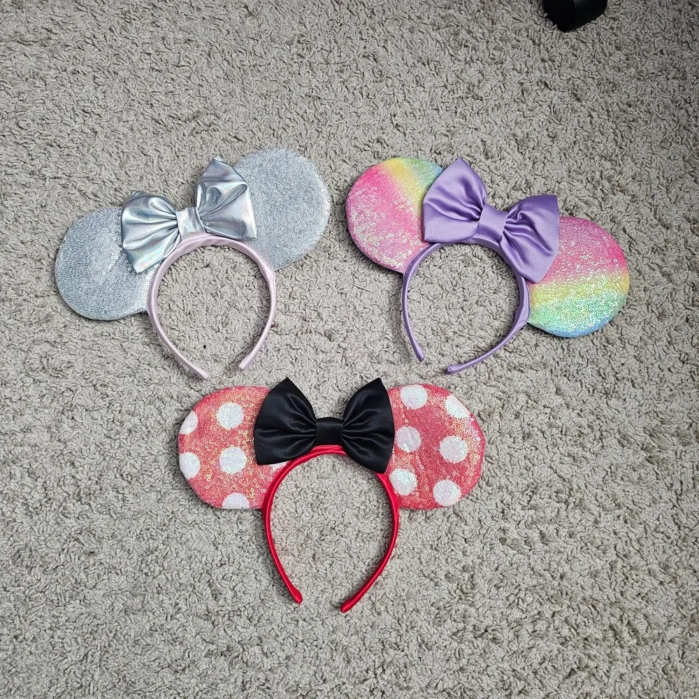 Disney Minnie Mouse Ears Lot of 3‎
