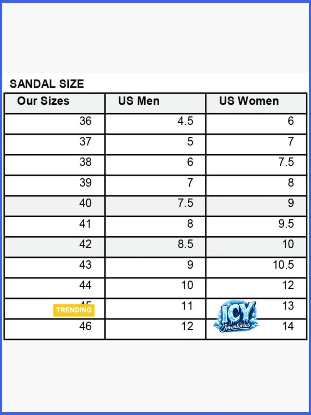 N/A sandal toe