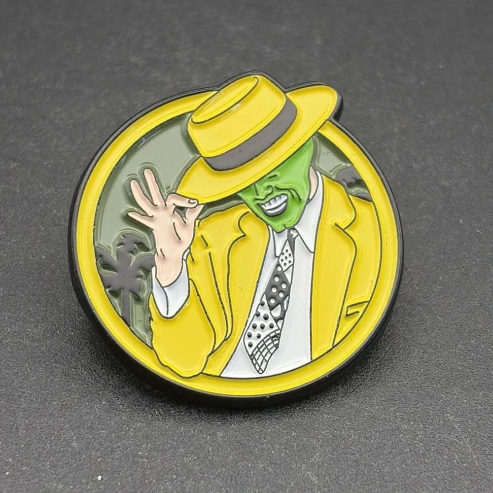 Jim‎ Carrey The Mask Movie Lapel Hat Pin