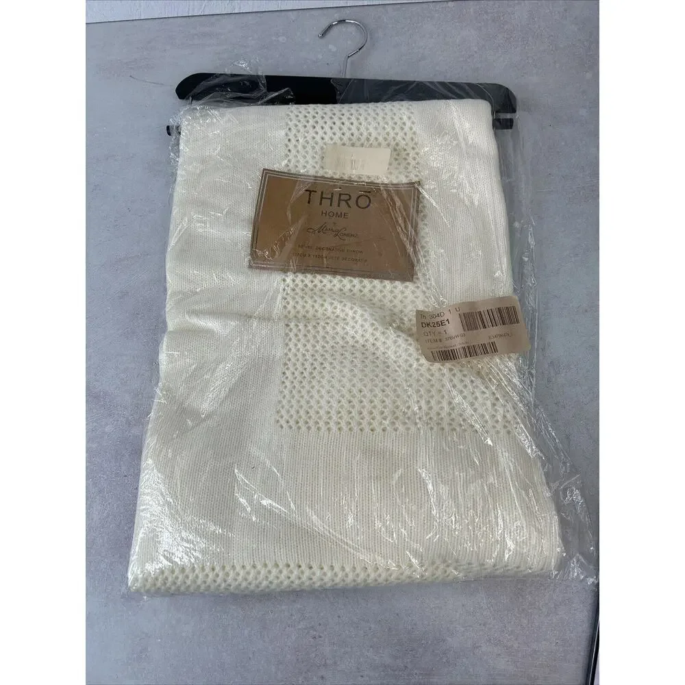 THRO‎ by Marlo Lorenz Cream Knit 60x50