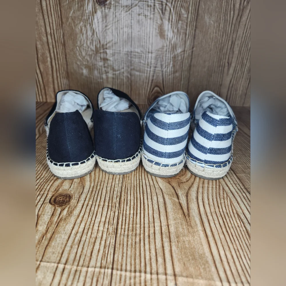 Gap 2‎ Pairs of Espadrille Slip On Shoes Size 9
