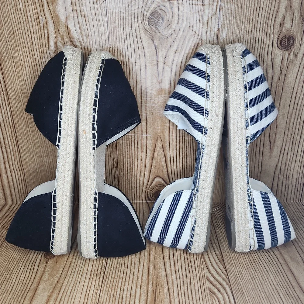 Gap 2‎ Pairs of Espadrille Slip On Shoes Size 9