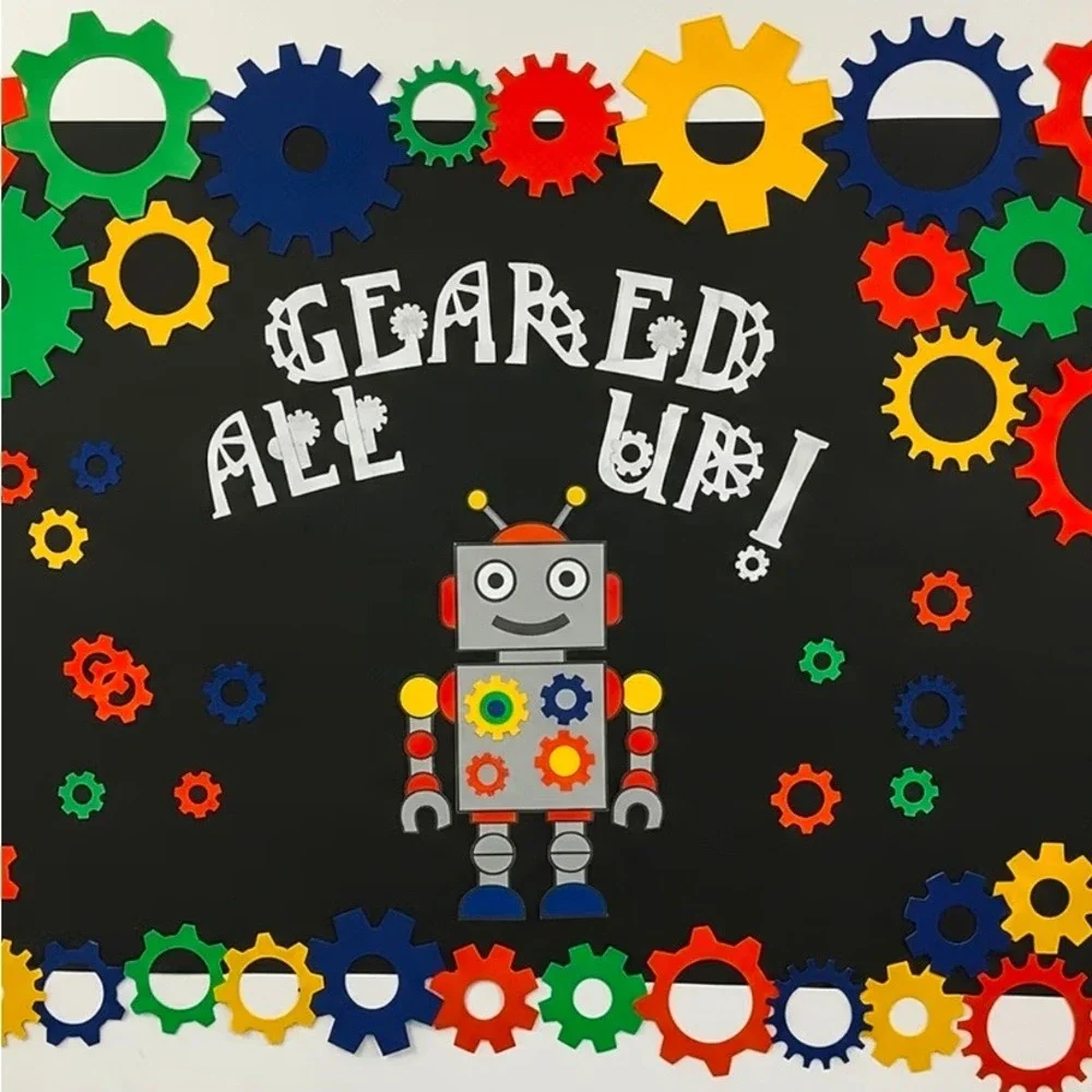 72 pieces Robot Gears‎ party decor Colorful Gears to create backdrop