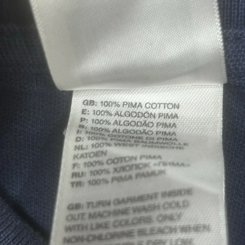 The North Face Polo Shirt Men's L‎ Navy Patch Logo Outdoor Short Sleeve Casual