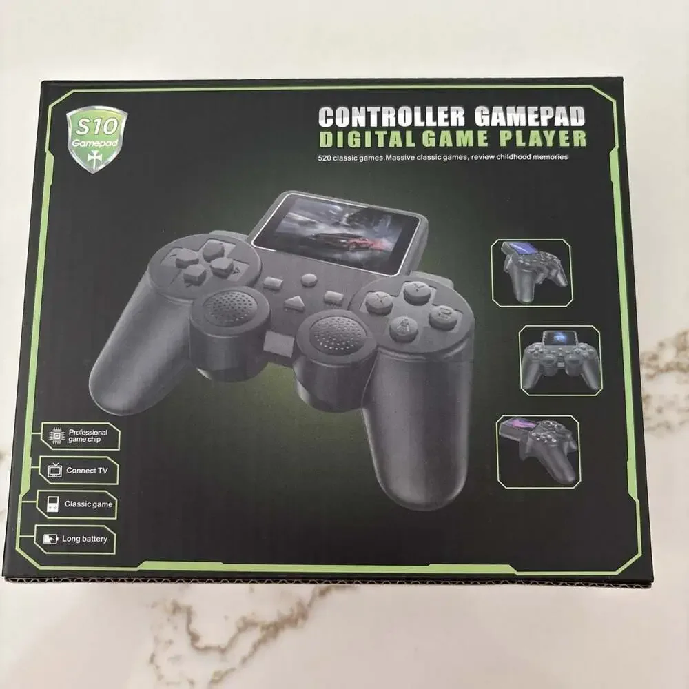 S10 Handheld‎ Game Console Controller Gamepad Digital Game Player with 520 Games