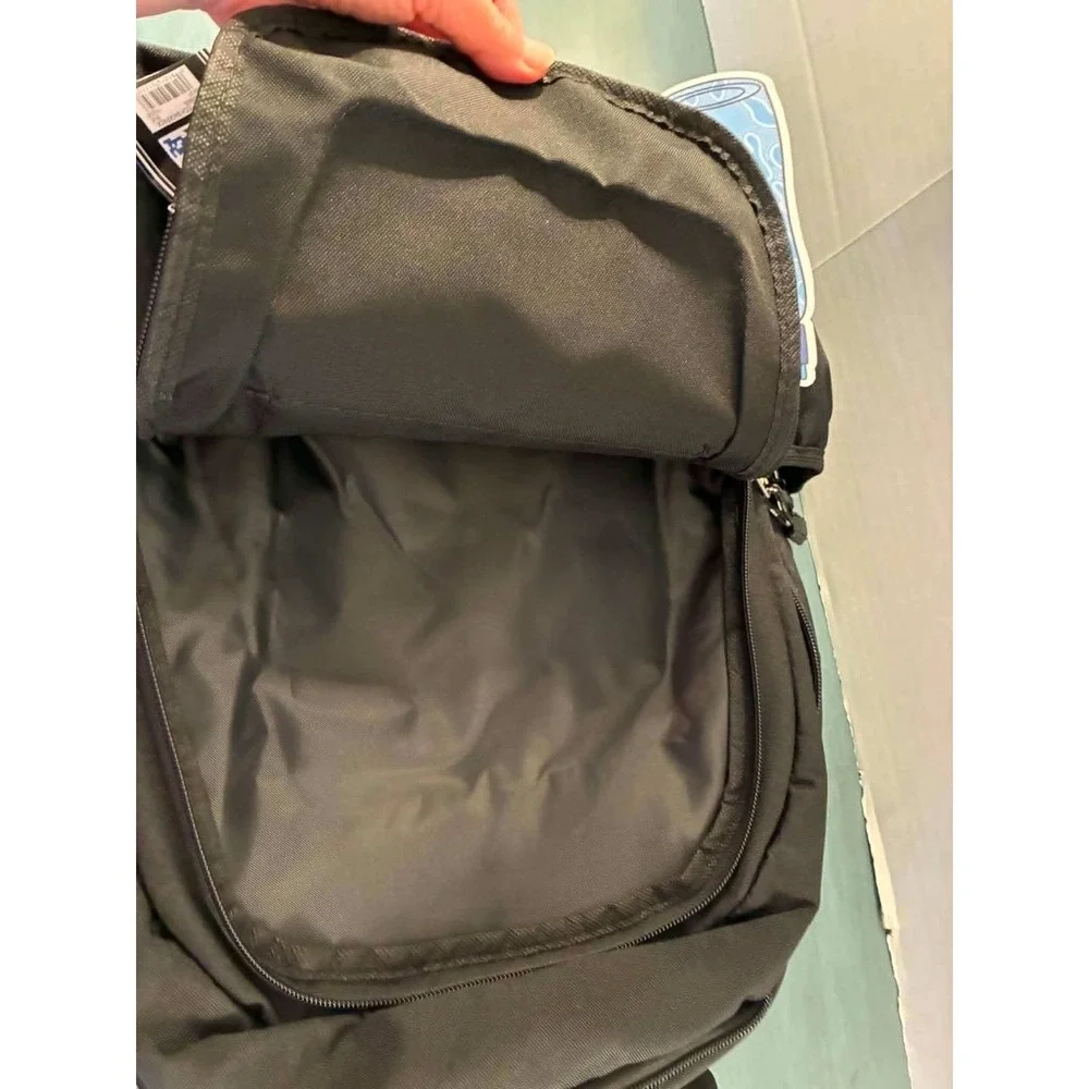 Eastsport Rail Tech Backpack Unisex OS Black NEW Laptop Sleeve Water Resistant