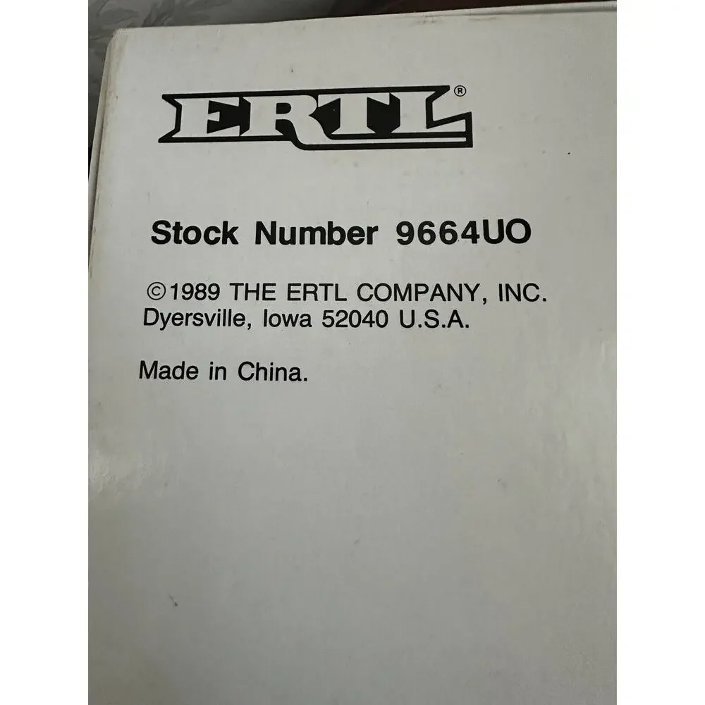 ERTL fantastic excellent from