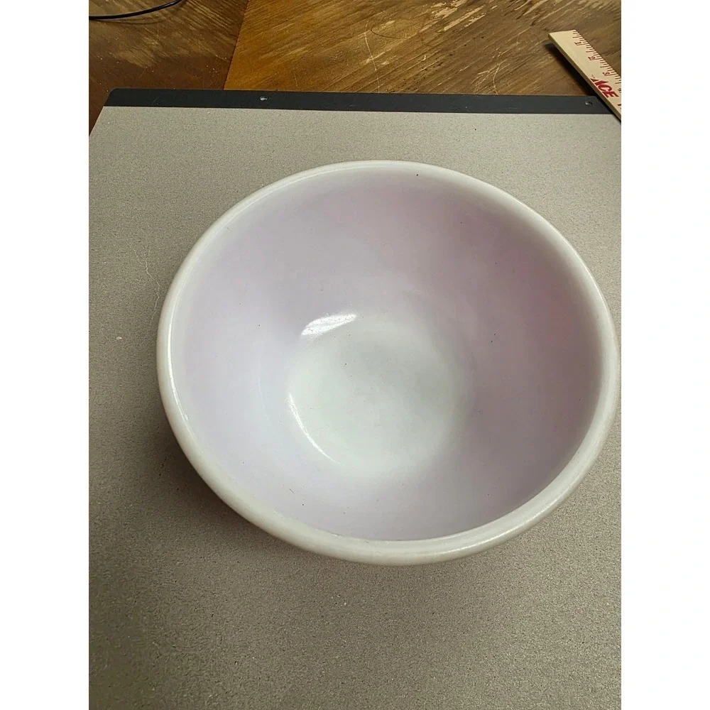 Vintage Pyrex Red Mixing Bowl 402 Primary Color Milk Glass 1.5 Quart