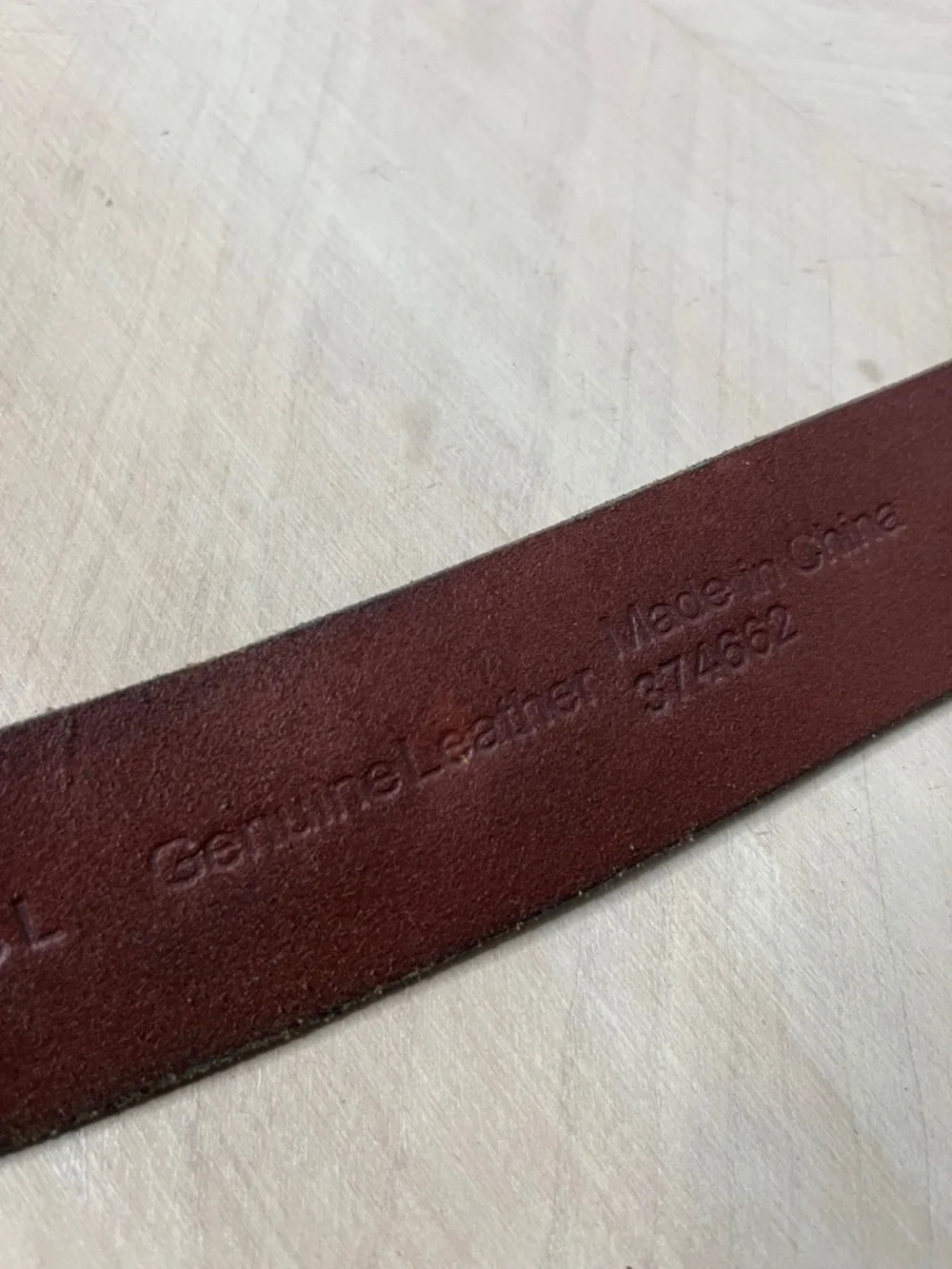 Banana Republic Brown Leather Belt with Large Rectangle Buckle and Studs size L