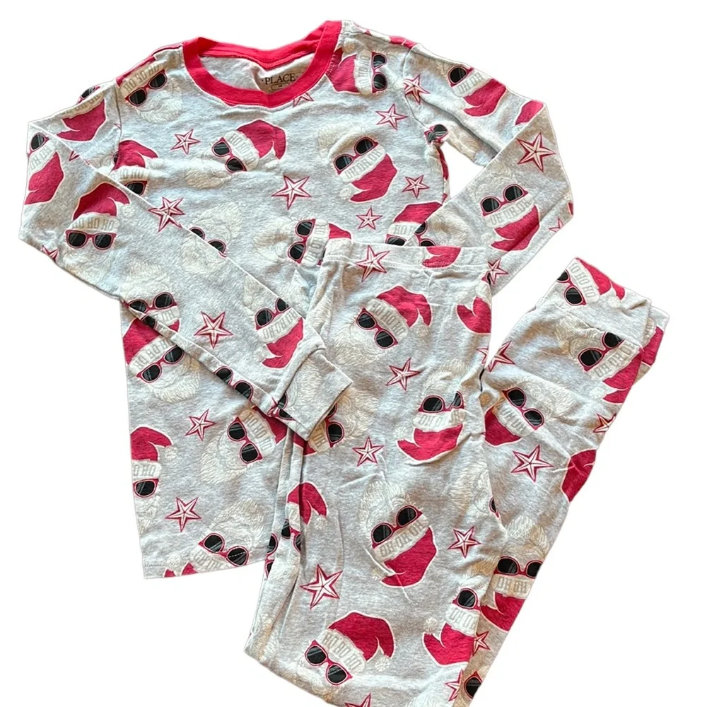 Children’s Place | Kid’s Santa Long Pajama Set sz 14