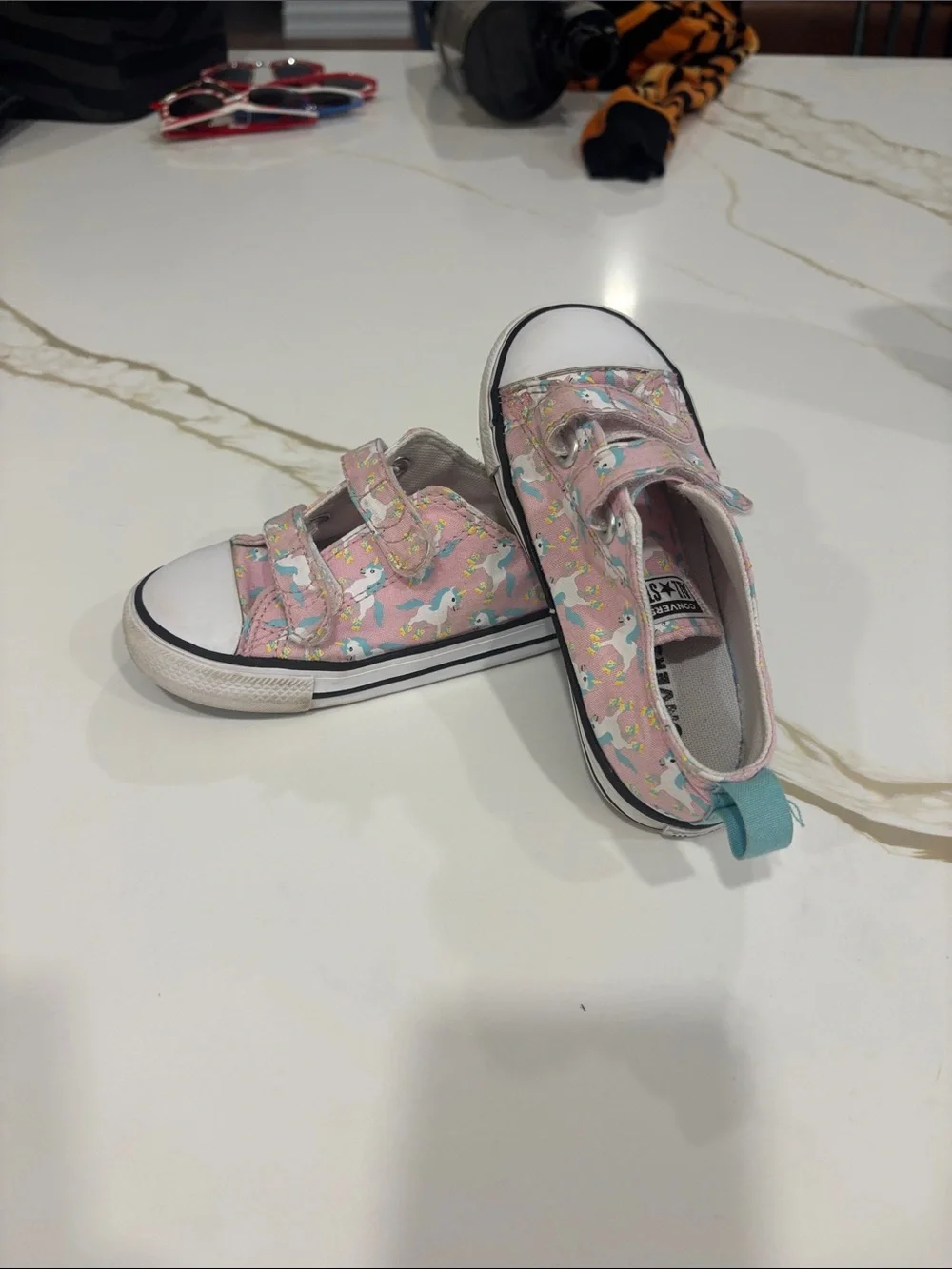 Converse pink sneakers