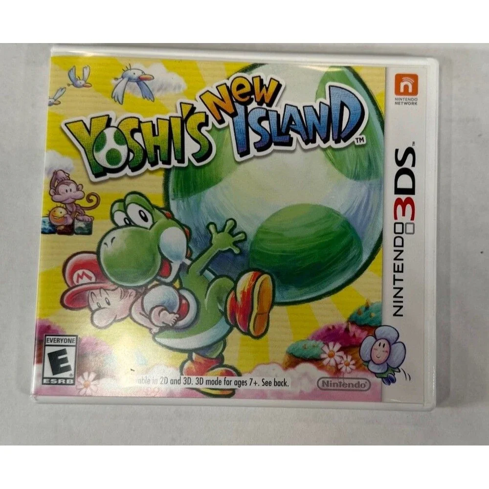 Nintendo Yoshi's New Island Nintendo 3DS 2014 Manual Included Platformer NTSC
