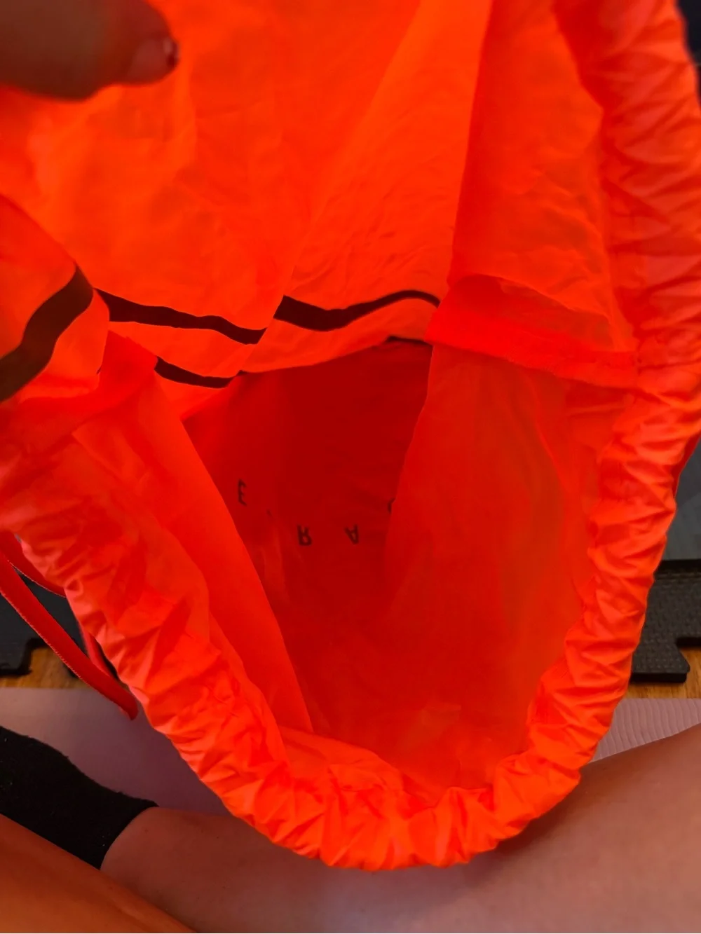Nike Racing Drawstring Gym Bag Bright Crimson Orange Alphafly