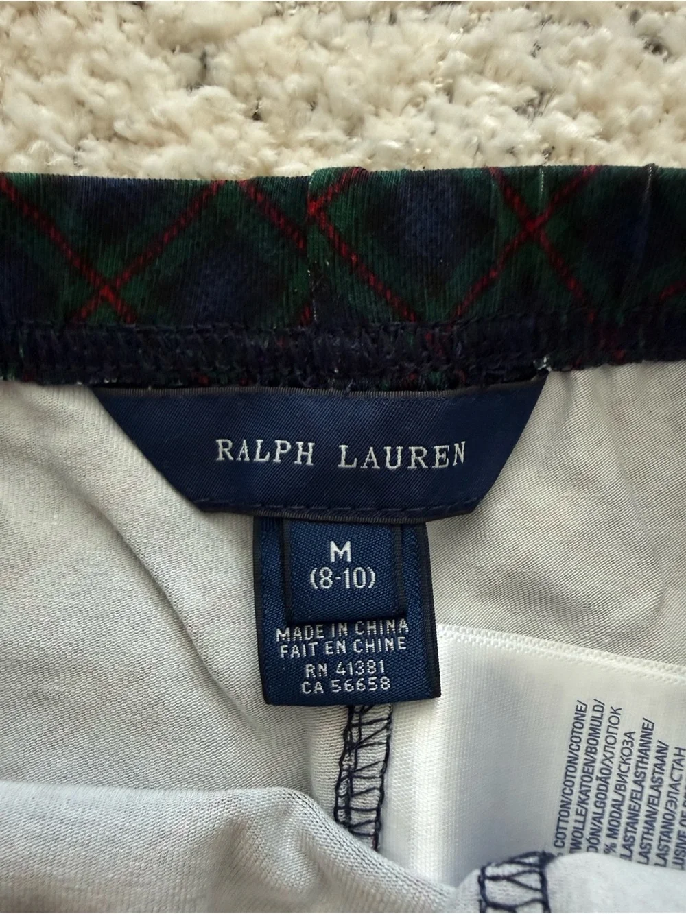 Ralph Lauren holiday elastane red