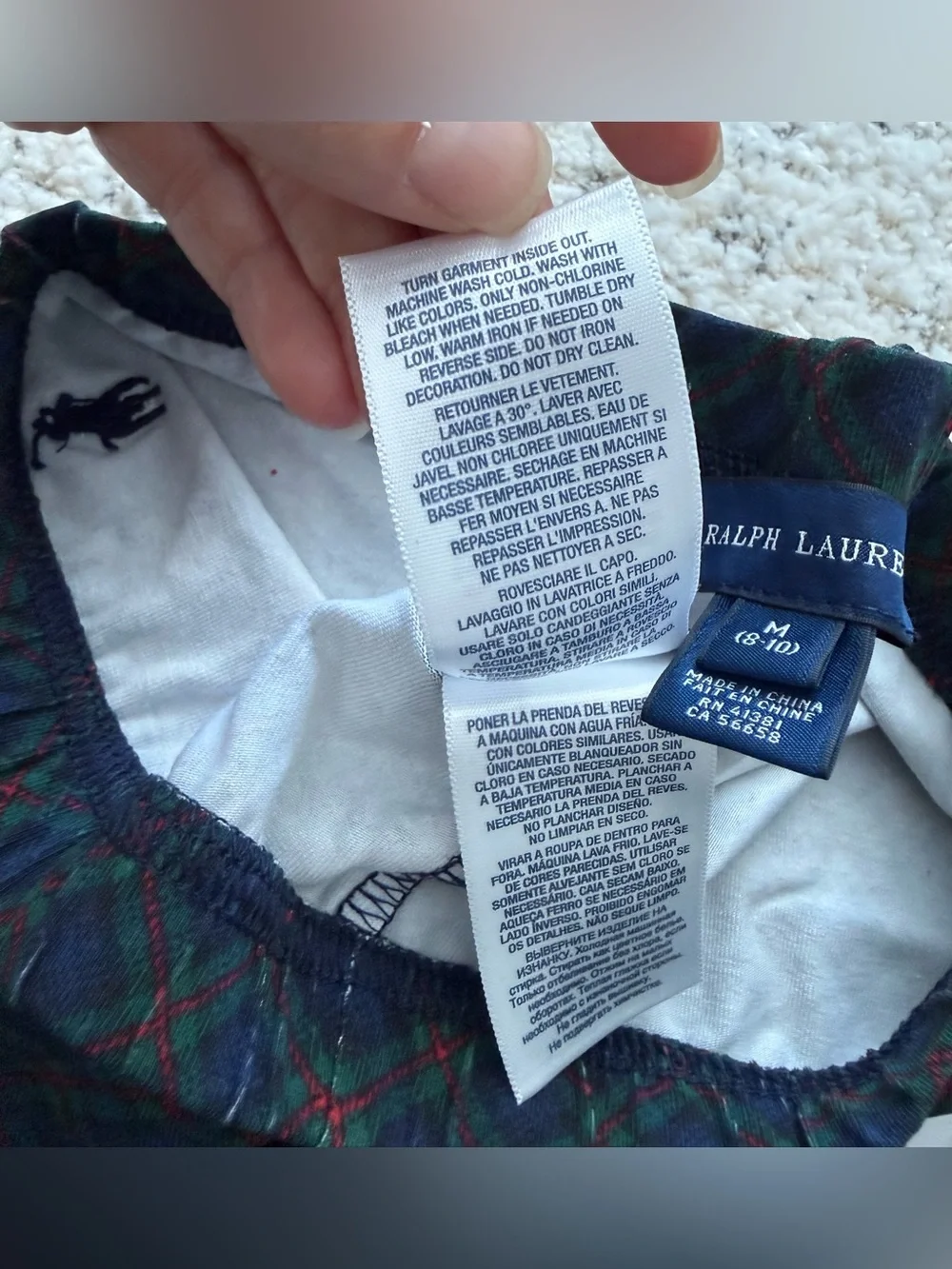 Ralph Lauren touch black