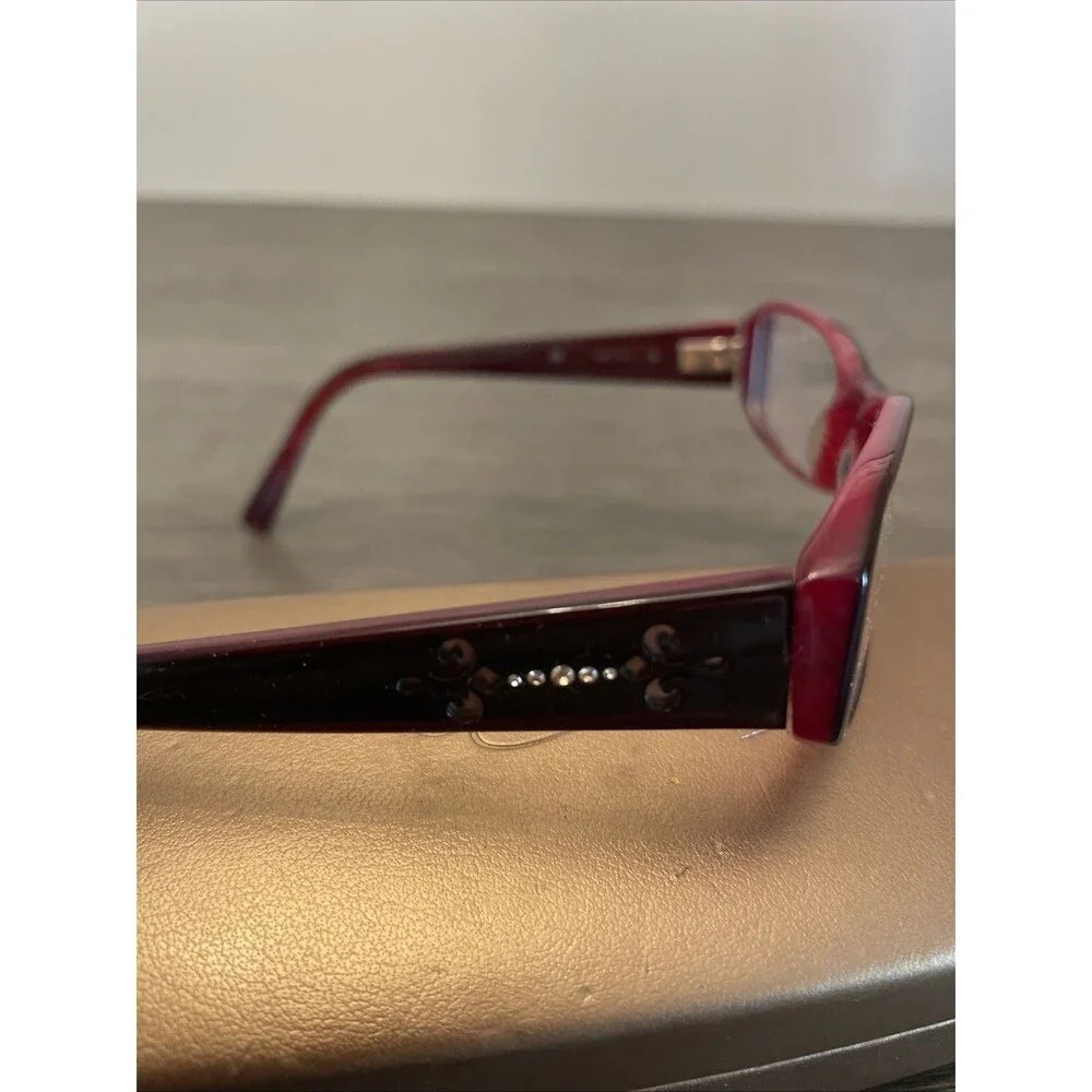 Dereon Eyeglasses DOC 300 615 Designer Eyeglasses Red