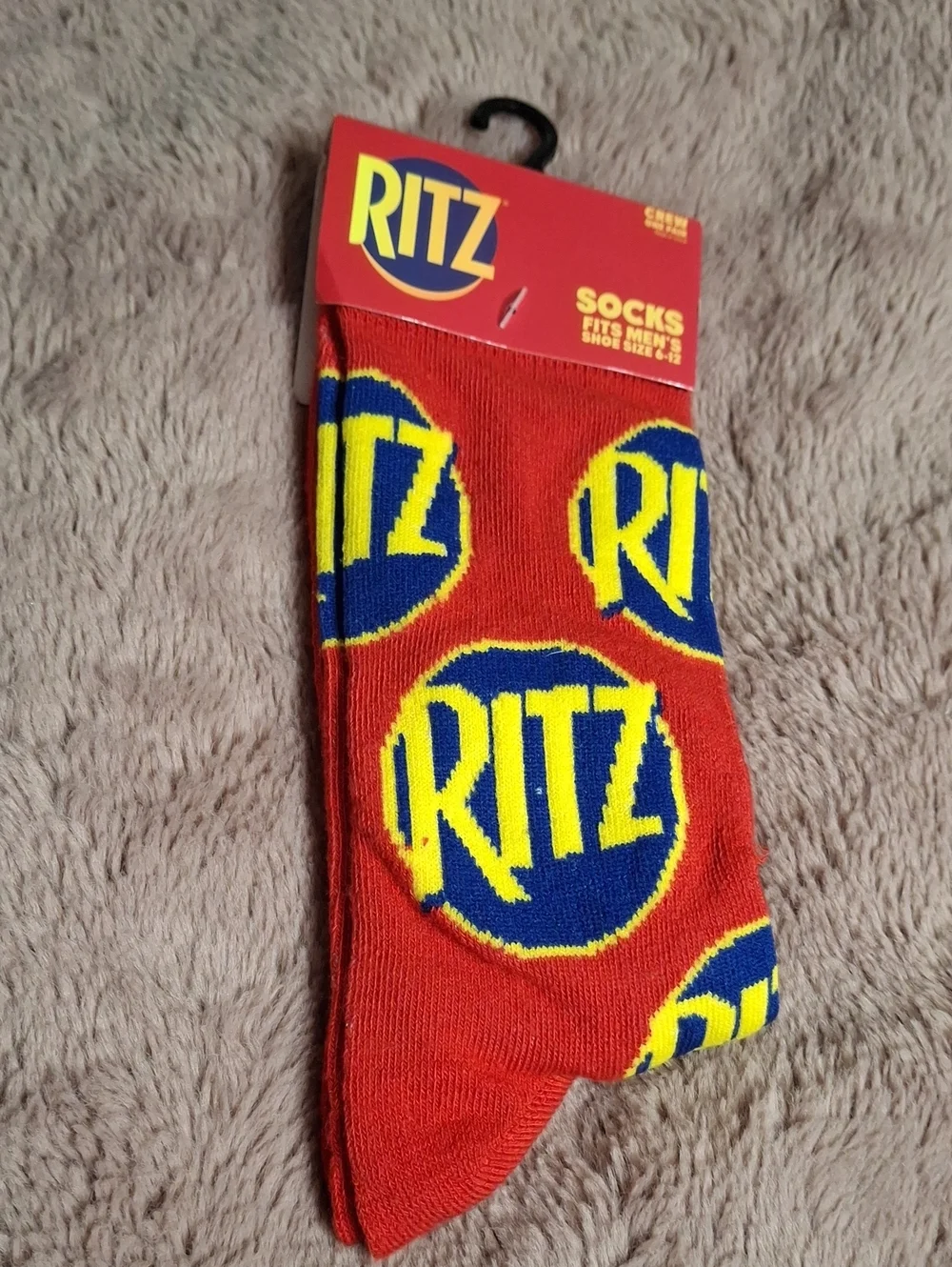 Logo Men's Crew Socks - Mens Shoe Sz 6-12