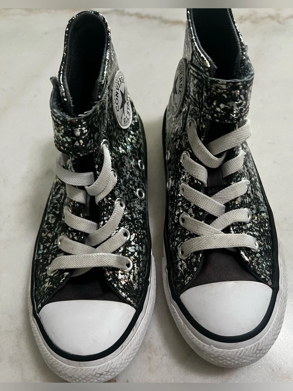 Converse sparkling glitter
