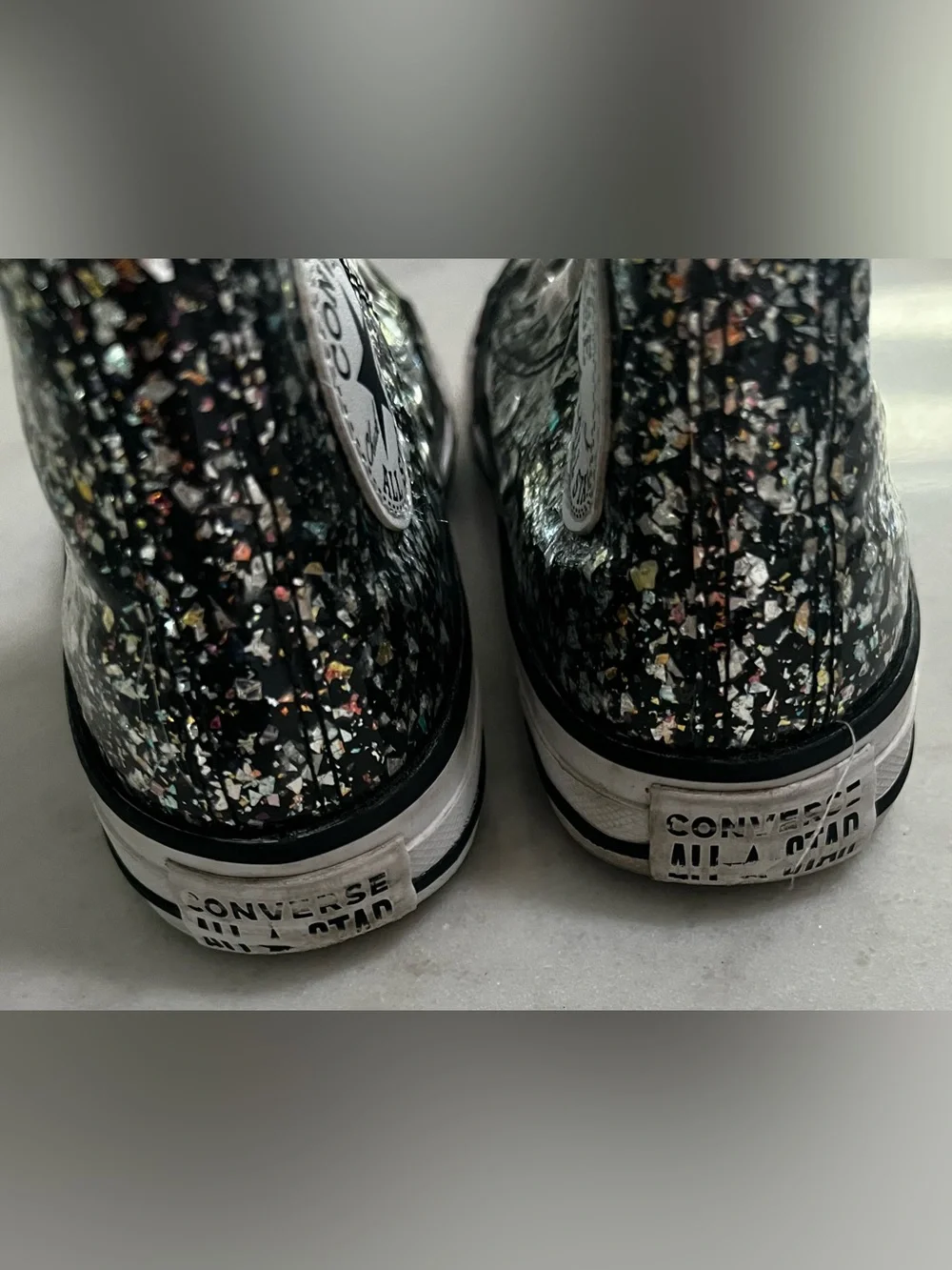 Converse sparkling glitter