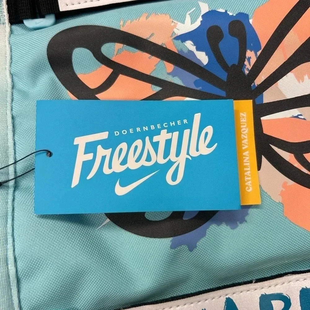 Catalina NIKE Freestyle Backpack 26L Unisex Light Blue Butterfly Back to School