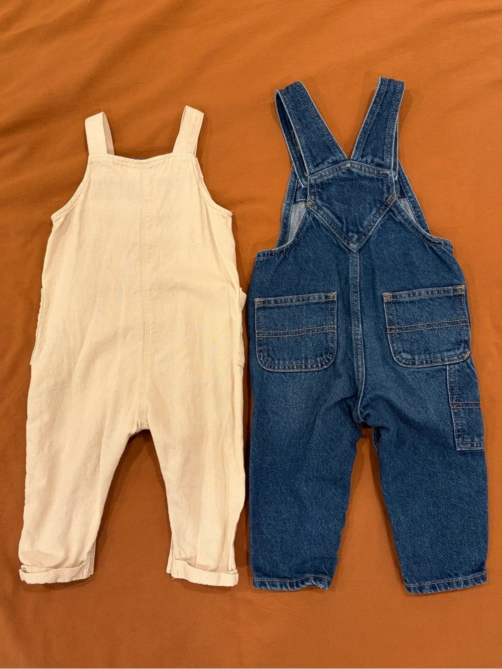 Set of two Old Navy Toddler Overalls