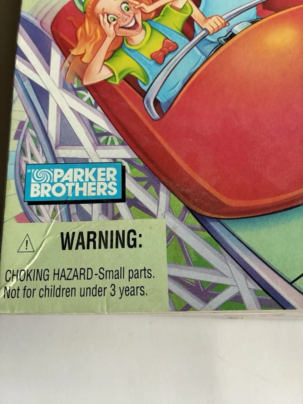 Monopoly Junior Amusement Park Empty Replacement Box Only 1996 Parker Brothers