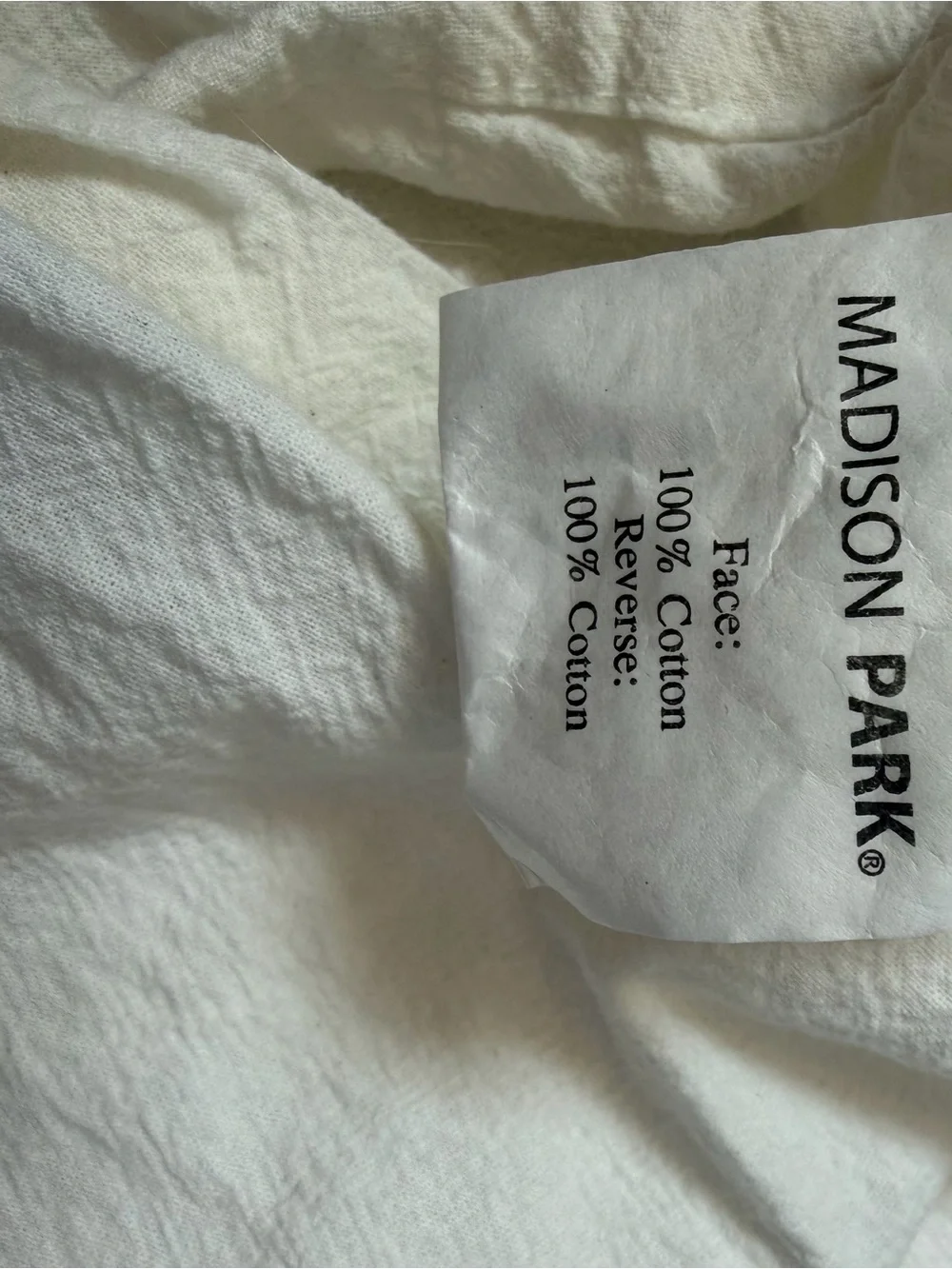 Madison Park pillow shams