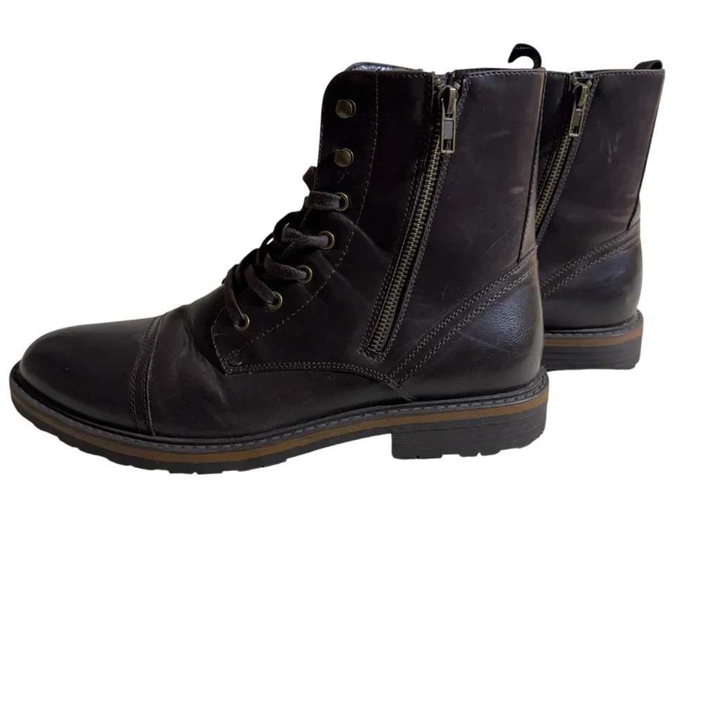 Unlisted by Kenneth Cole stitched leather stud