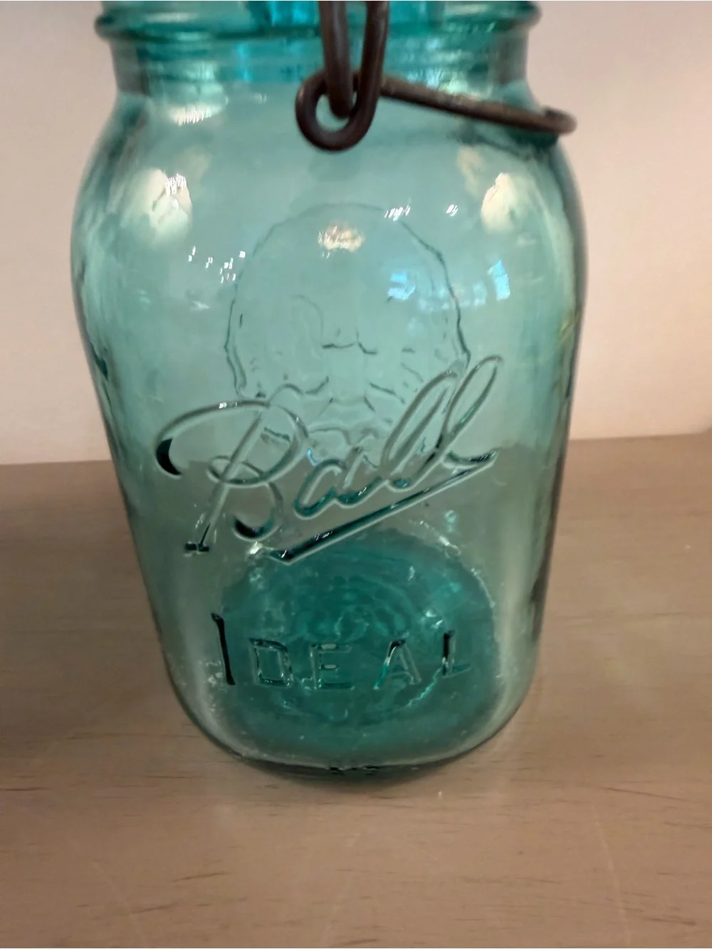 Lot Of 3 Blue Ball Mason Jars 2 Bicentennial 1976 Glass Lid Wire 1 Screw Top