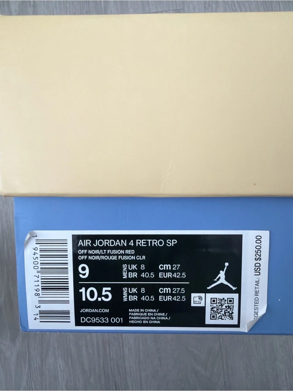 Jordan classic silhouette
