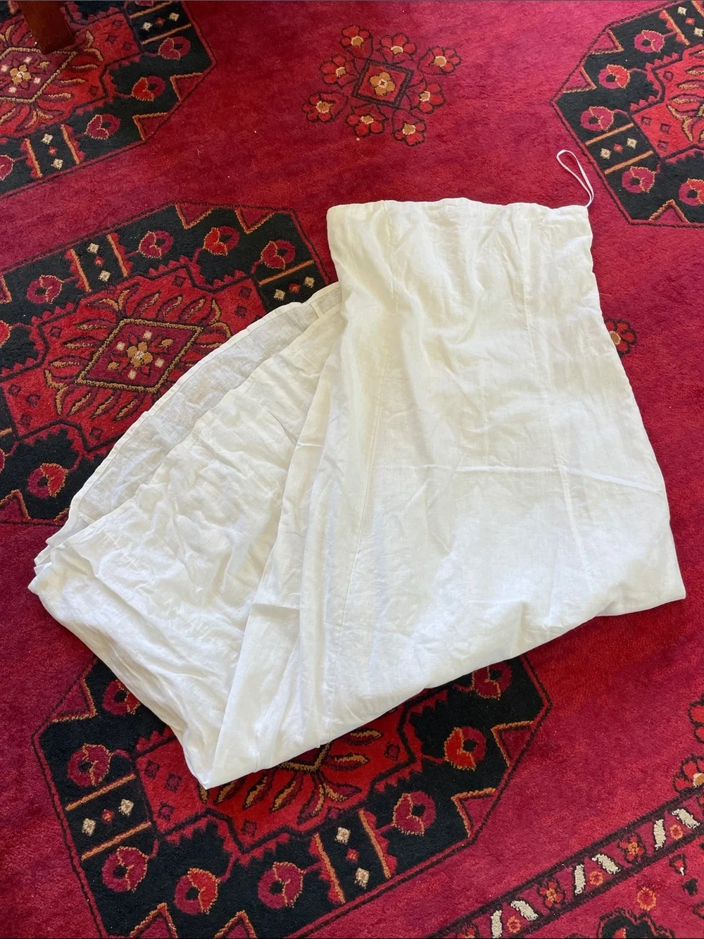 Abercrombie & Fitch white strapless