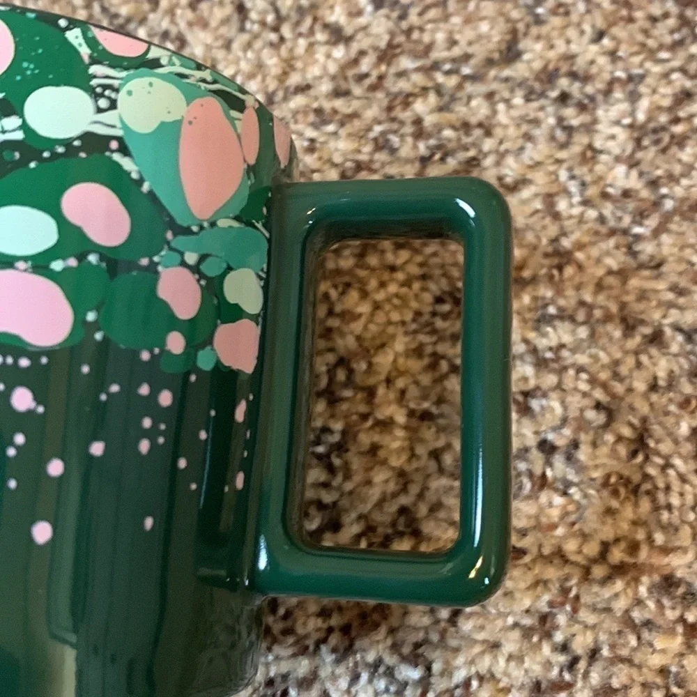 Starbucks Venetian Marble forest coffee mug 12 ounces 2022 Holiday collection