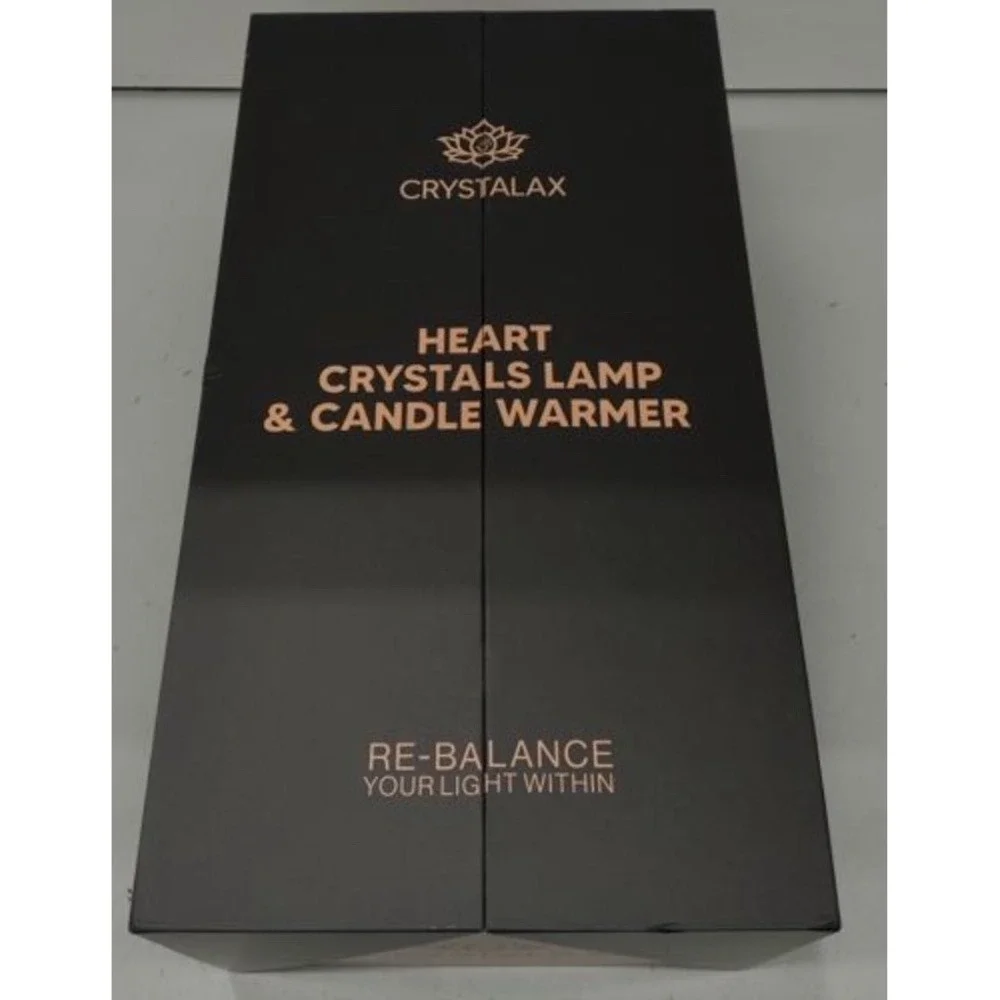 (b34/32)new Crystal Candle Warmer Lamp with Real Rose Quartz ( Oil Not Include)