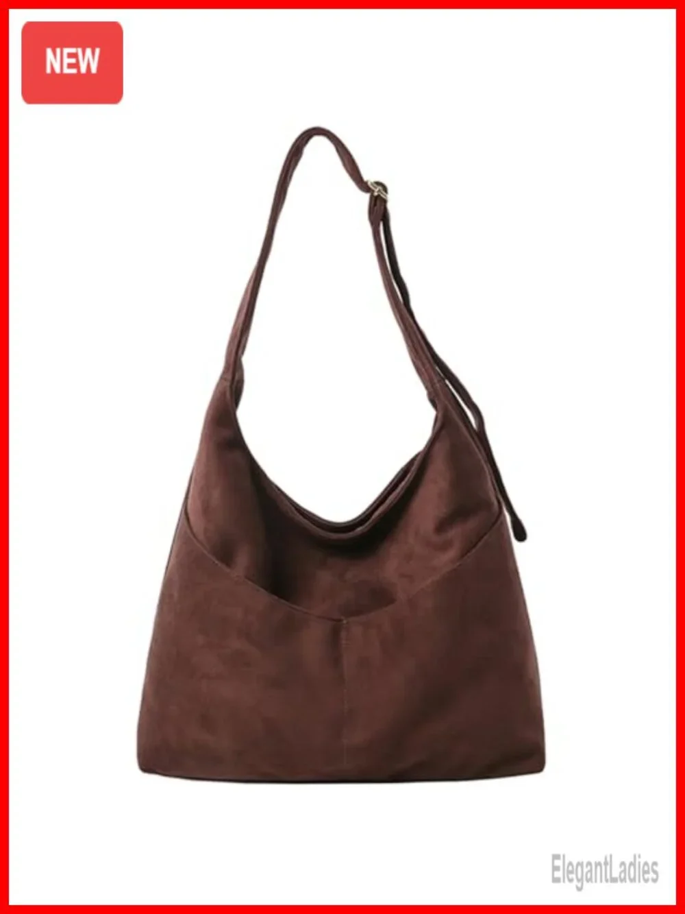 Large Slouchy Vegan Leather Hobo Crossbody Tote Bag Work Travel