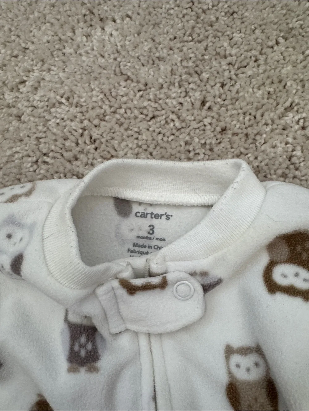 Carters owl front