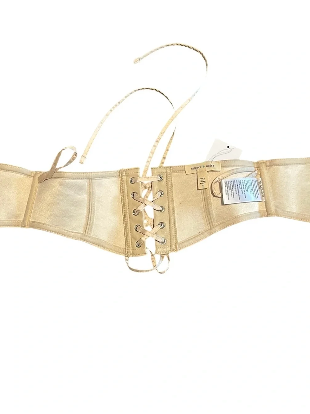 silence + noise structured corset