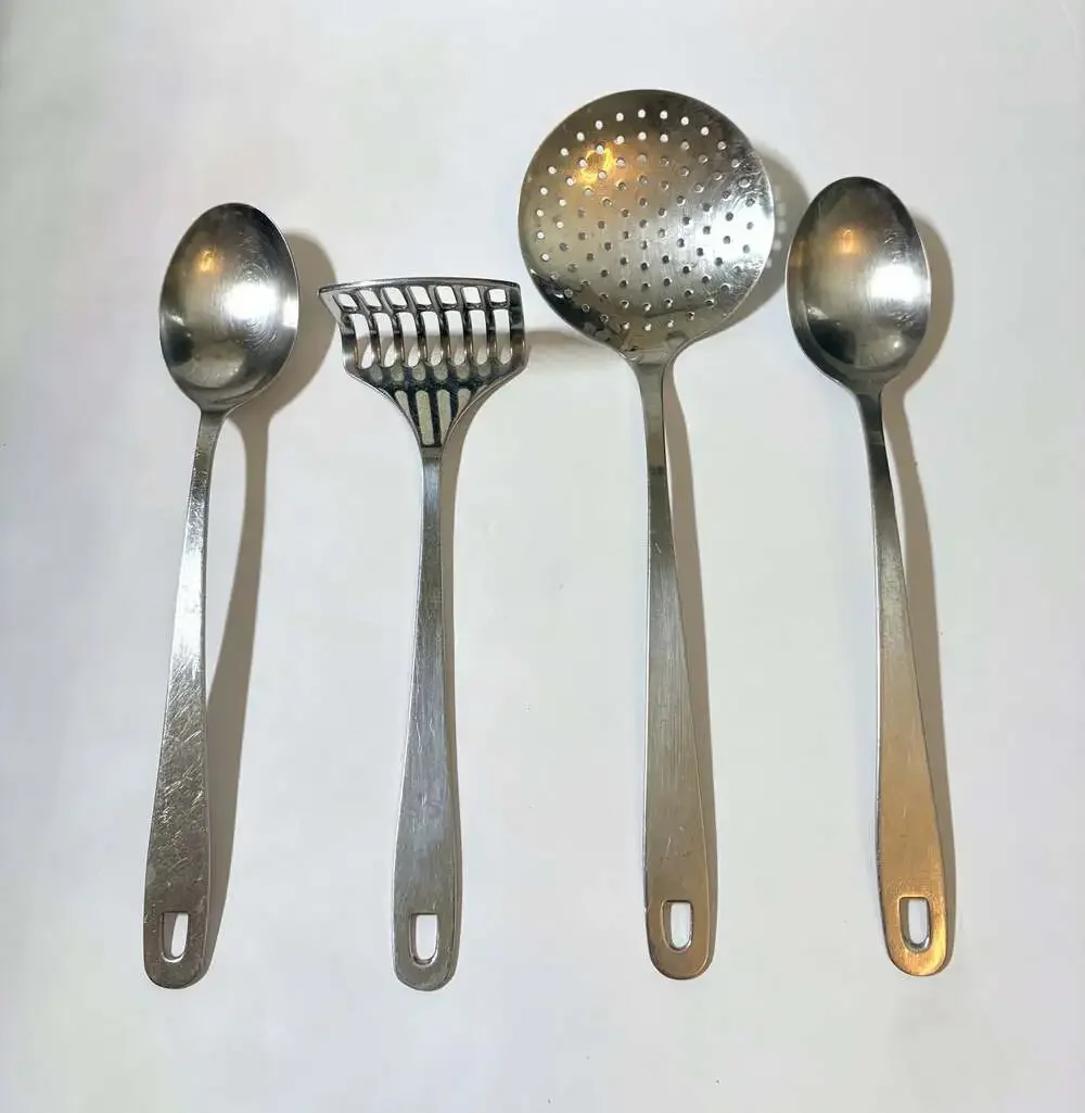 Cooks Club 4-Piece Stainless Steel Kitchen Utensil Set
