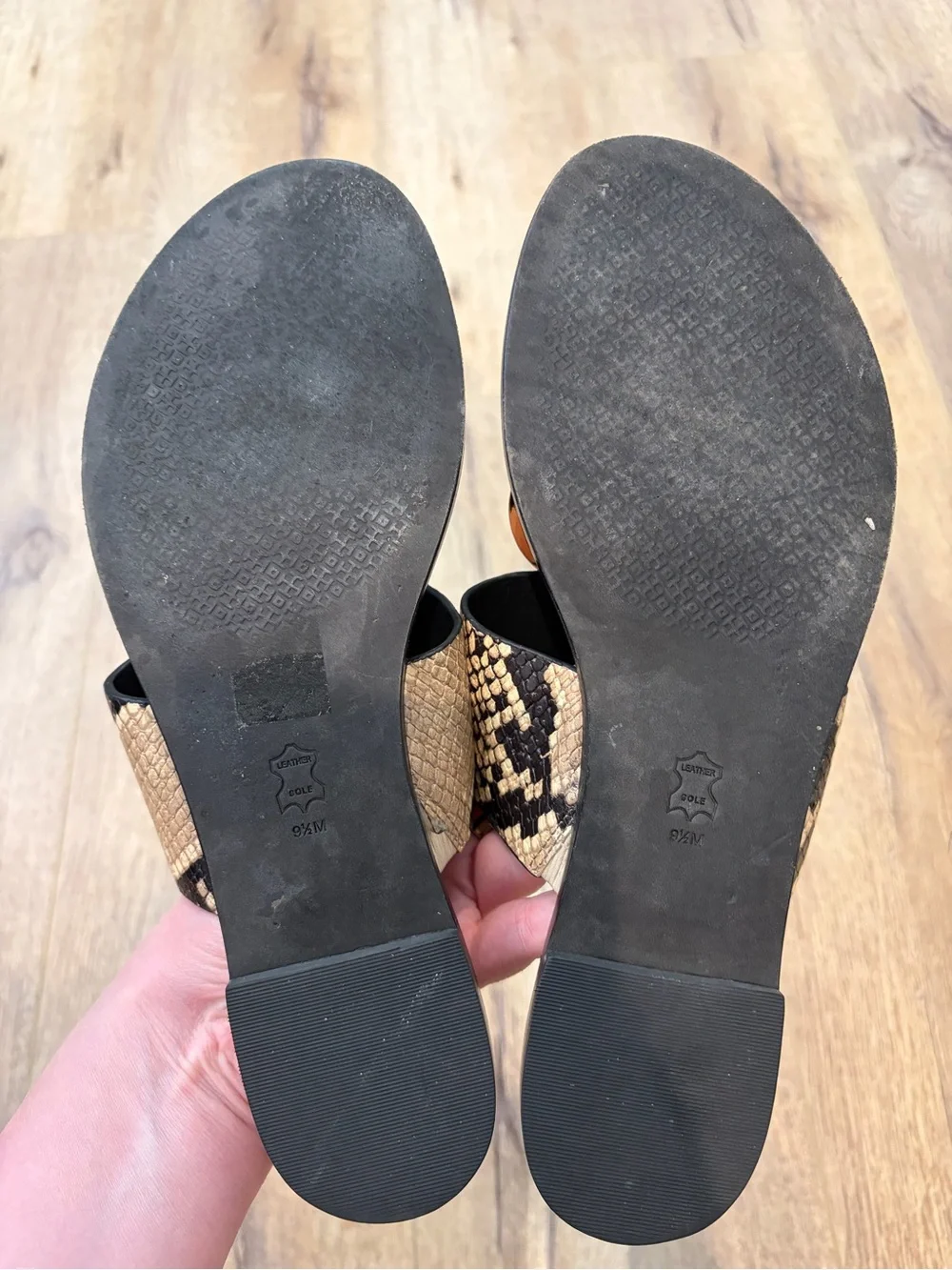 Tory Burch Patos Disk Sandal - Snake Print