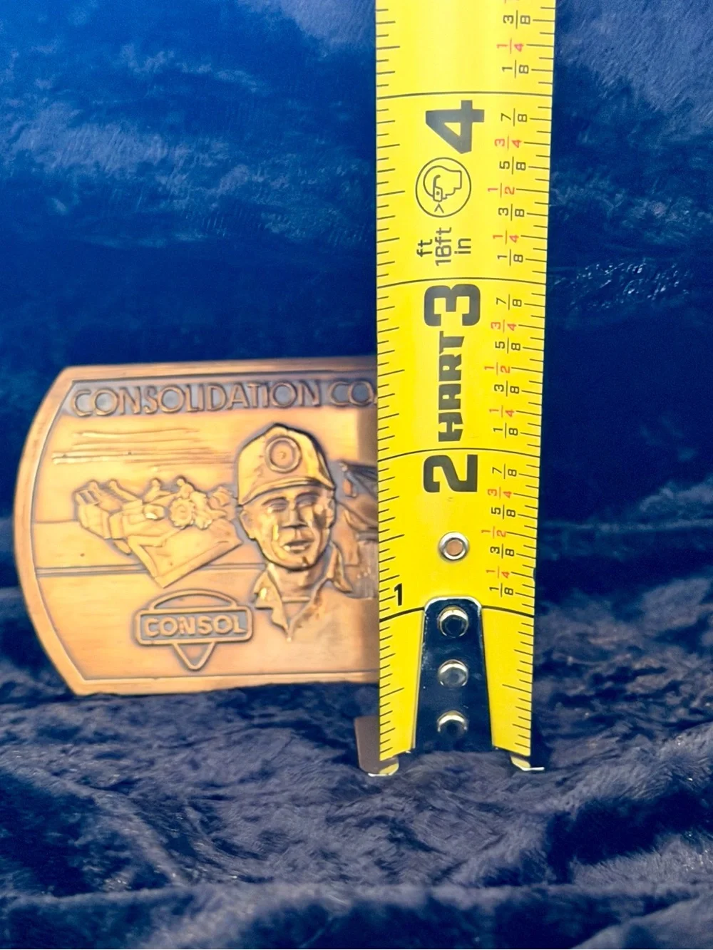 Vintage Consolidation Coal Miners Belt Buckle