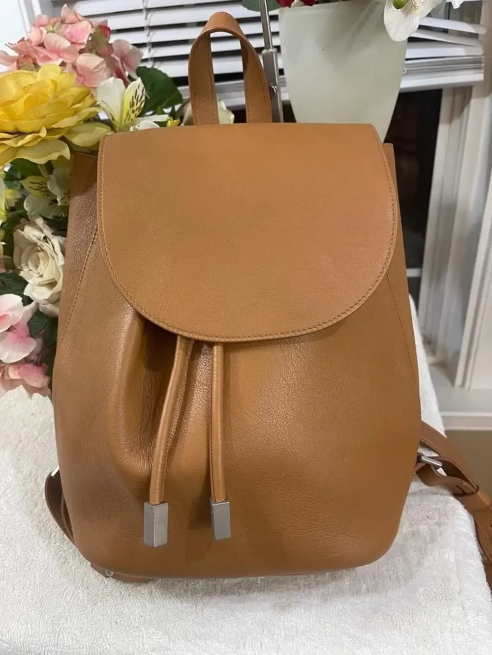 Everlane Petra Leather Backpack ((pu210