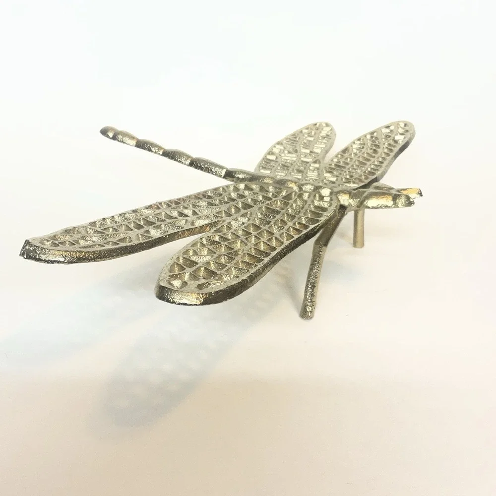 Home Decorating Insect Large Gold Metal‎ Dragonfly Figure Decor 15