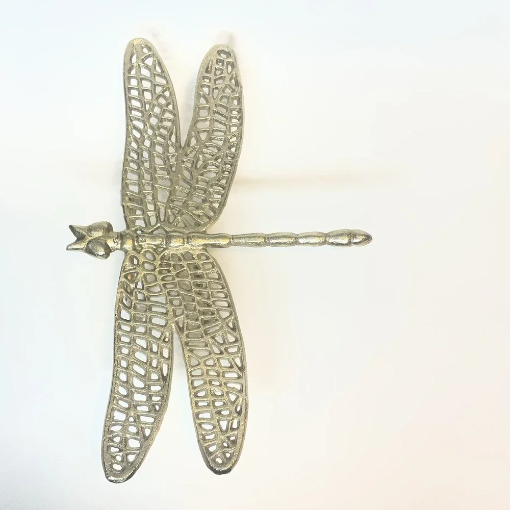 Home Decorating Insect Large Gold Metal‎ Dragonfly Figure Decor 15
