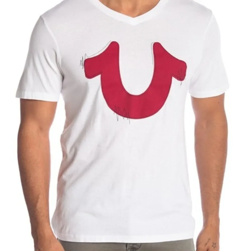 True Religion Mend U Short Sleeve Tee White