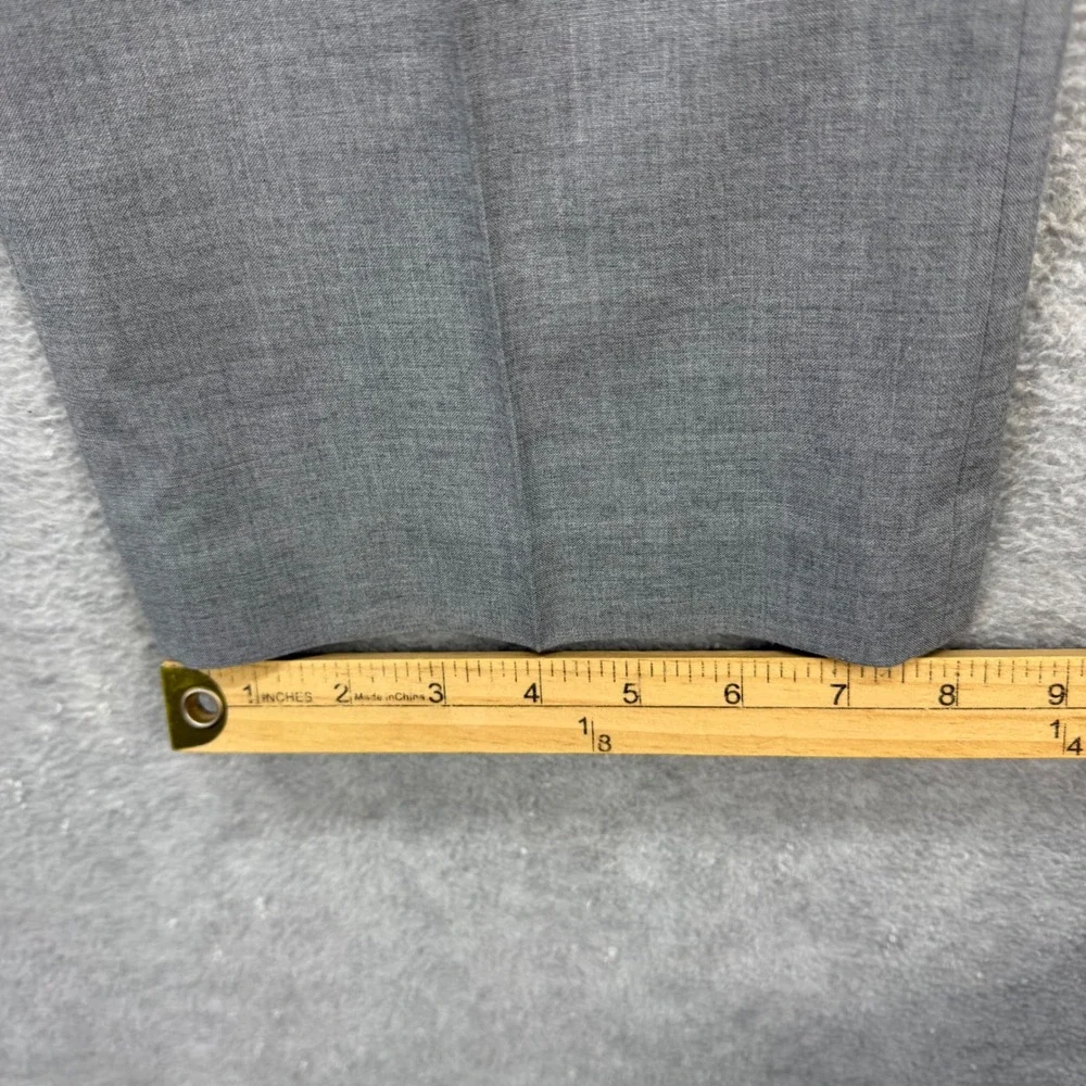 Banana Republic Dress Pants Mens 34x32 Grey Tailored‎ Fit Flat Front Trousers