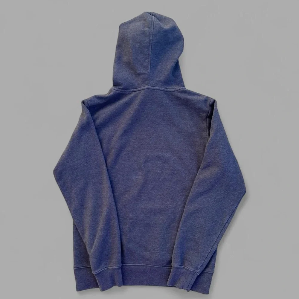 The North Face Men's Gray Hoodie with Red Logo