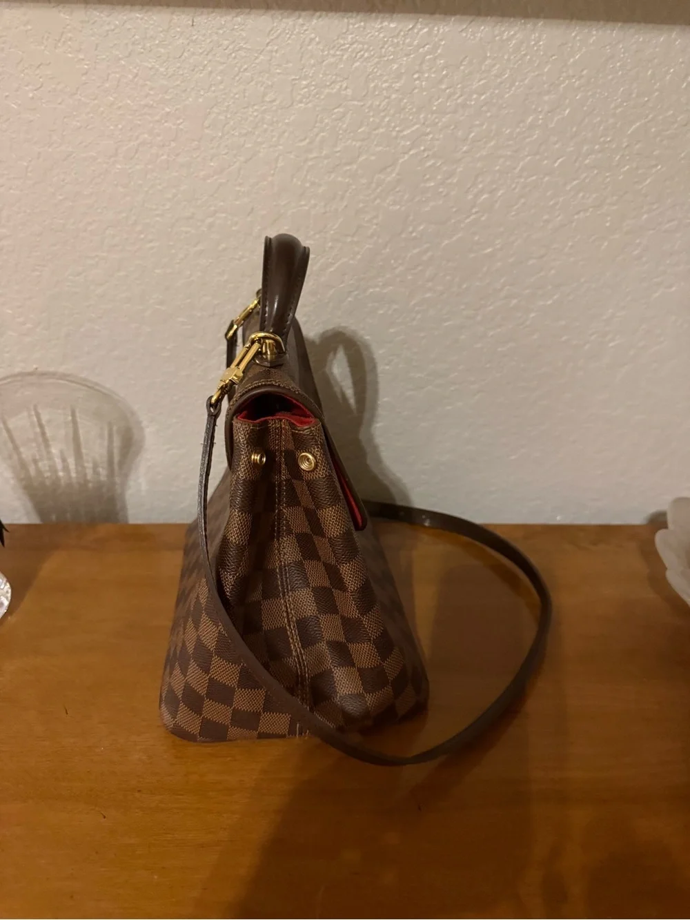 Louis Vuitton structured satchel