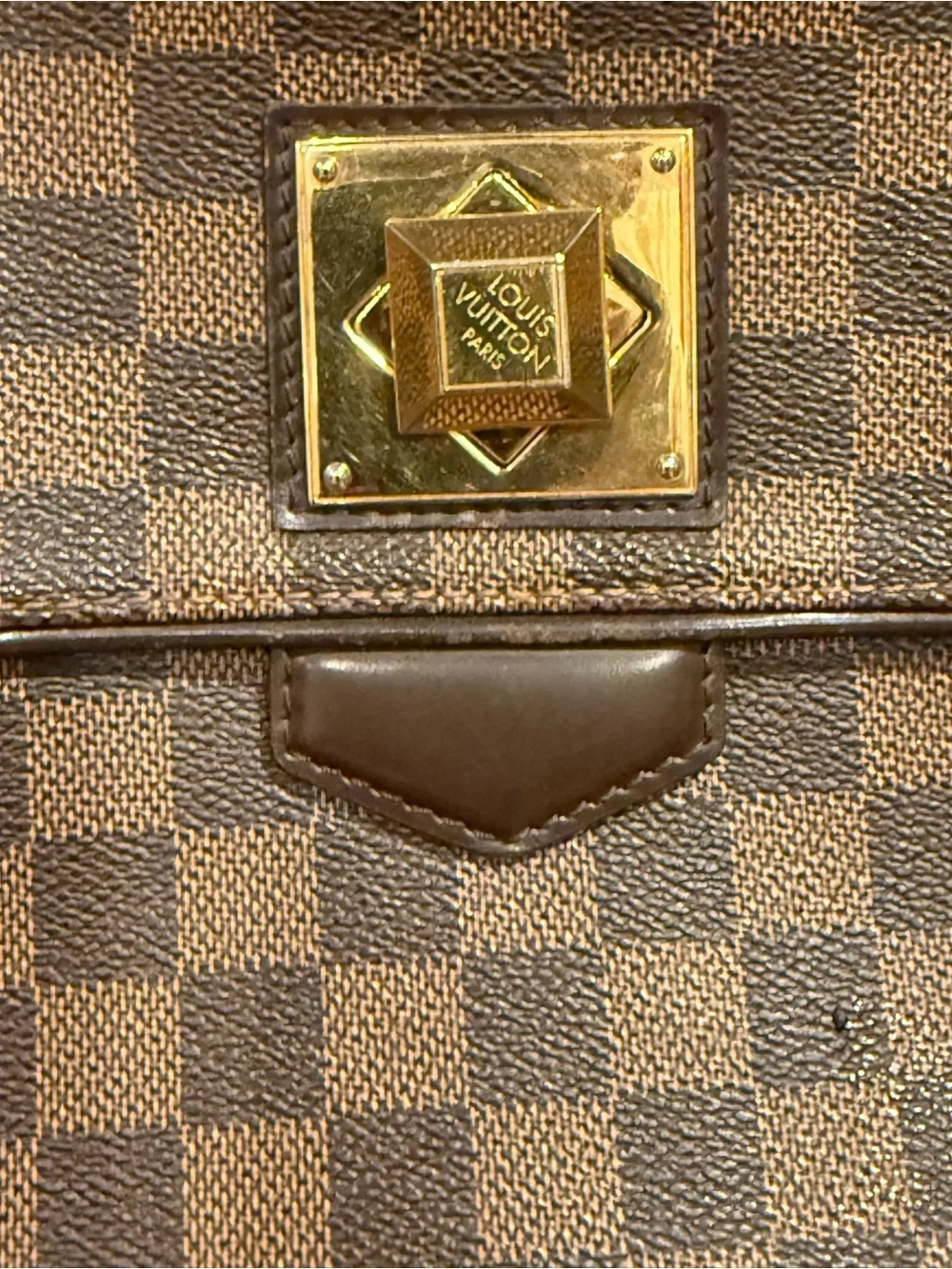 Louis Vuitton structured satchel