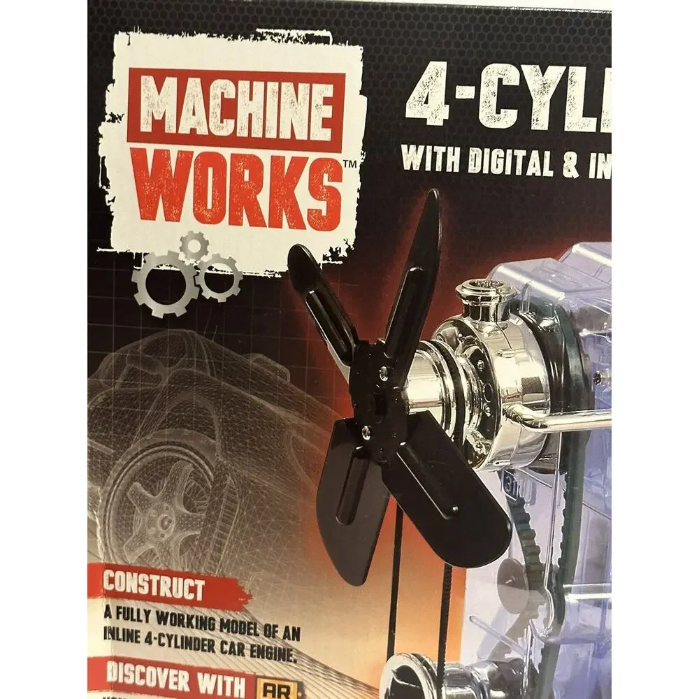 New Machine Works 4 Cylinder Engine AR W/Digital & Interactive Augmented Reality
